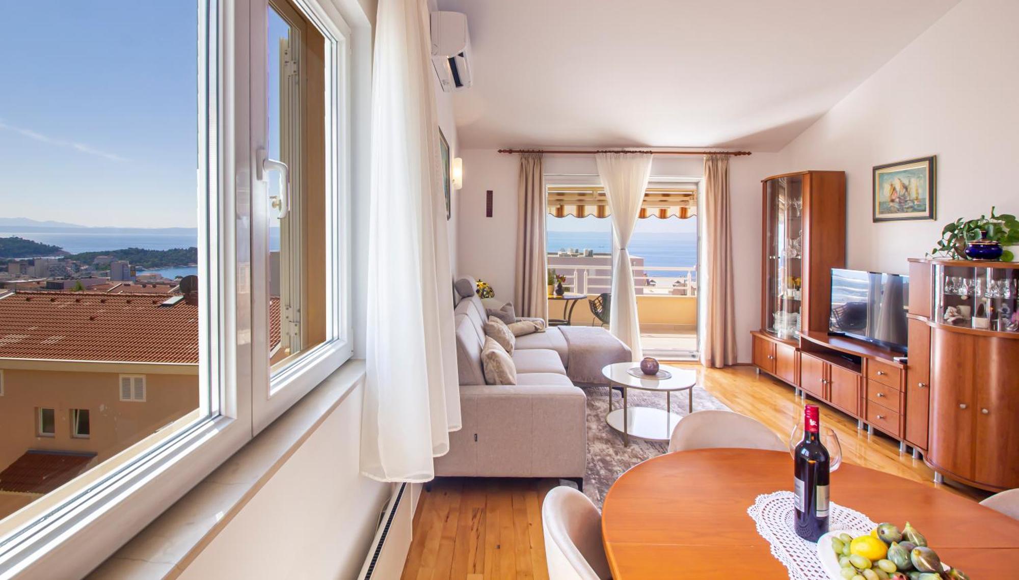 Apartment Anita With Amazing Sea View Makarska Exterior photo